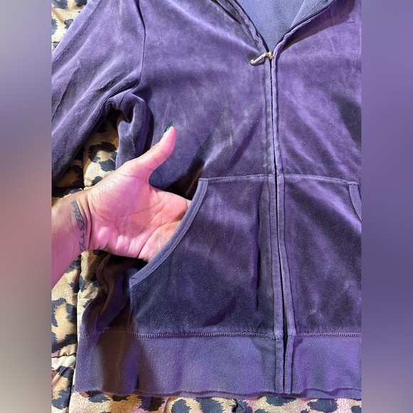 VINTAGE Juicy Couture Velour Tracksuit – Rare Purple Crown Set! - Picture 8 of 13